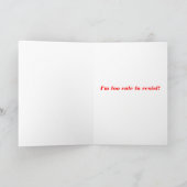 Westie Valentine Card Feestdagen Kaart (Binnen)