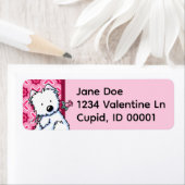 Westie Valentine  Etiket (Insitu)