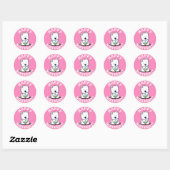 Westie VERJAARDAG KiniArt Stickers (Vel)