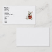 Westie-Visitekaartje Visitekaartje (Voorkant / Achterkant)