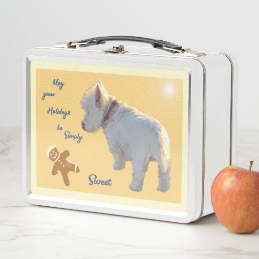 WESTIE VOOR DE FEESTDAGEN LUNCH BOX (In situ)