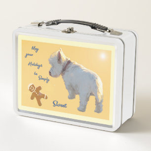 WESTIE VOOR DE FEESTDAGEN LUNCH BOX