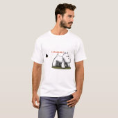 Westie (...wag, wag, wag...) T-shirt (Voorkant volledig)