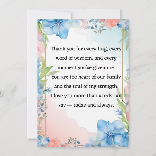 Westie wenst mama kaart (Achterkant)