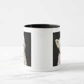 Westie (West Highland shiier) met halsband Mok (Midden)