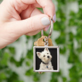 Westie (West Highland shiier) met halsband Sleutelhanger (Hand)