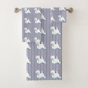 Westie West Highland Terrier Bath Towel paws Bad Handdoek