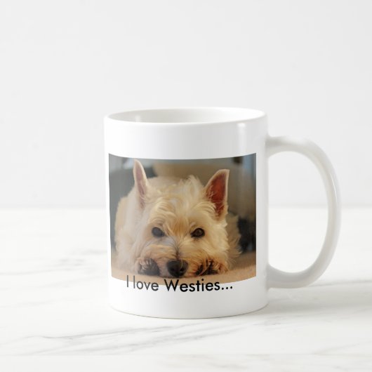 Westie (West Highland Terrier) Dog Mok (Rechts)
