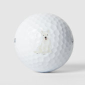 Westie West Highland Terrier Golfballen (Voorkant)