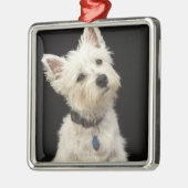Westie | West Highland Terrier Metalen Ornament (Links)