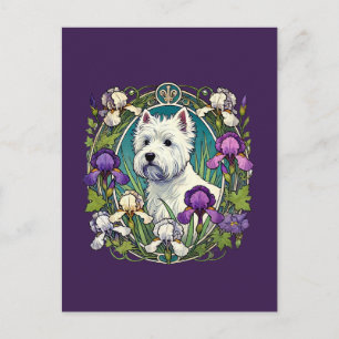 Westie West Highland White Terrier Briefkaart