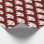 Westie West Highland White Terrier Cadeaupapier (Hoek)