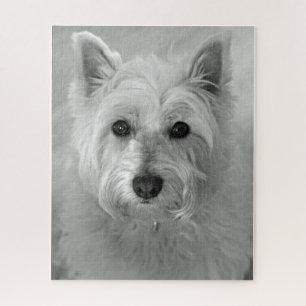 Westie (West Highland White Terrier) Dog Jigzaag Legpuzzel