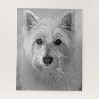 Westie (West Highland White Terrier) Dog Jigzaag Legpuzzel