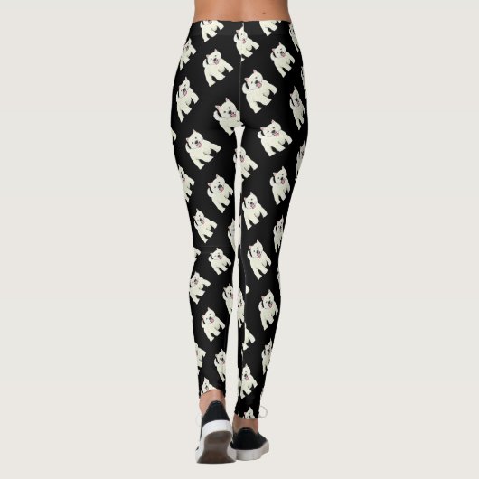 Westie West Highland White Terrier Leggings (Achterkant)
