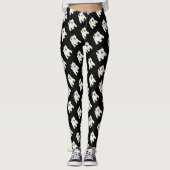 Westie West Highland White Terrier Leggings (Voorkant)