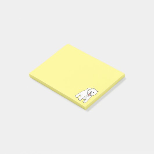 Westie West Highland White Terrier Post-it® Notes (Schuin)