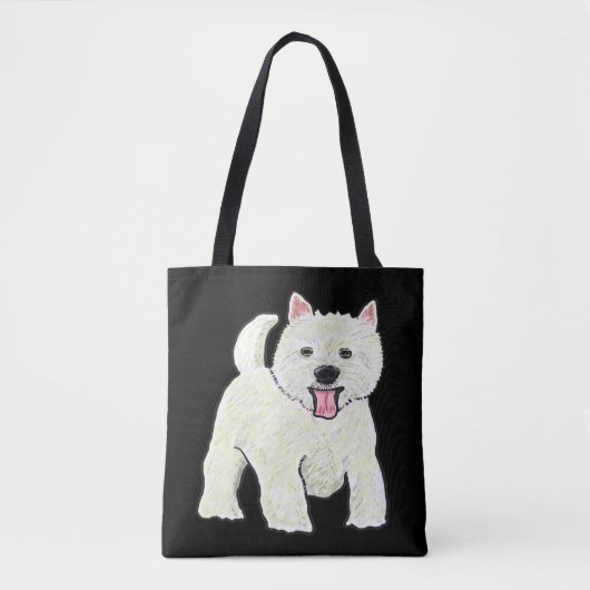 Westie West Highland White Terrier Tote Bag (Voorkant)