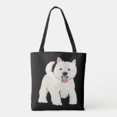 Westie West Highland White Terrier Tote Bag (Achterkant)