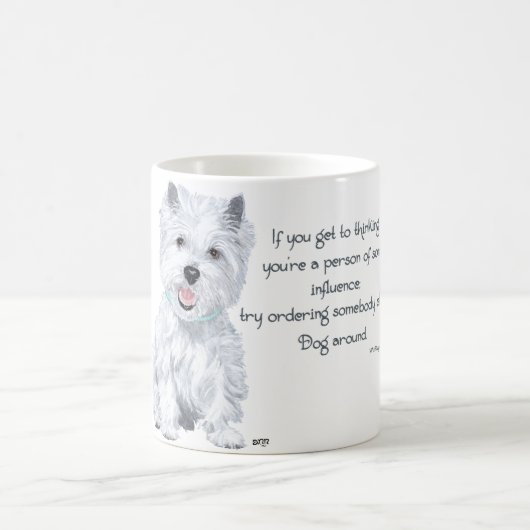 Westie Wijsheid - Invloedrijk? Koffiemok (Center)
