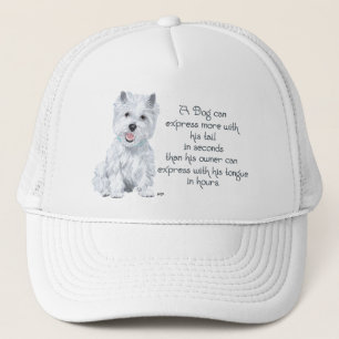 Westie Wijsheid - Kwispelende Staart of Tong? Trucker Pet