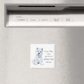 Westie Wijsheid - Vette Hond? Magneet (Insitu (Vaatwasser))