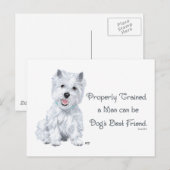 Westie Wisdom Briefkaart (Voorkant / Achterkant)