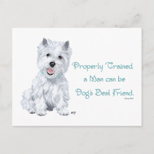 Westie Wisdom Briefkaart