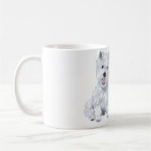 Westie Wisdom - De gemiddelde hond is een aardige  Koffiemok (Links)