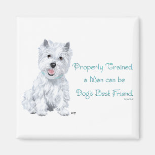 Westie Wisdom Magneet