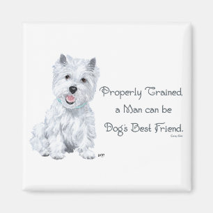 Westie Wisdom Magneet
