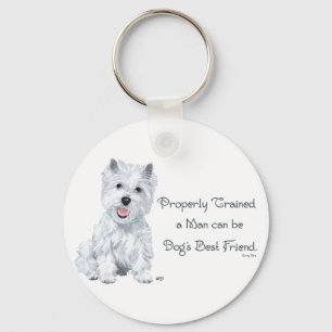 Westie Wisdom Sleutelhanger