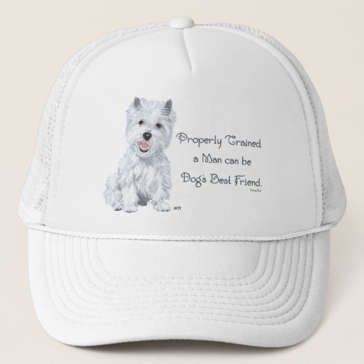 Westie Wisdom Trucker Pet (Voorkant)