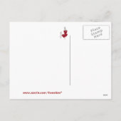 Westie Woof It Up Valentijnsdag Briefkaart (Achterkant)