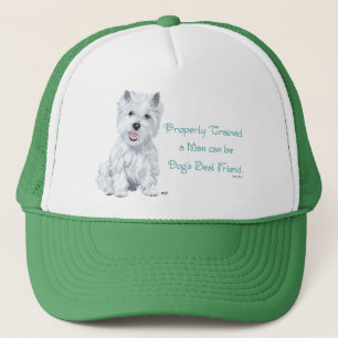 Westie Woorden van Wijsheid Trucker Pet