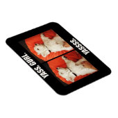 Westie Yass Gurl Funny Magneet (Rechterzijde)