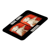 Westie Yass Gurl Funny Magneet (Linkerzijde)