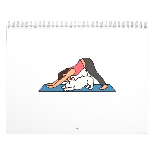 Westie Yoga Buddies Kalender (Hoes)