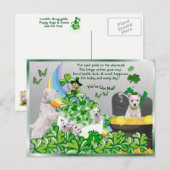 Westie You've Got Mail - St Patrick's Day Versie Briefkaart (Voorkant / Achterkant)