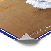 Westie Zeiler met Botensposter Poster (Hoek)