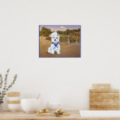 Westie Zeiler met Botensposter Poster (Keuken)