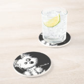 Westie Zombie Dog Onderzetter (Zijkant)