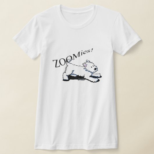 Westie Zoomies Women's Hanes Nano T-Shirt (Laagn)
