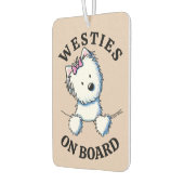 Westies aan boord luchtverfrisser (Links)