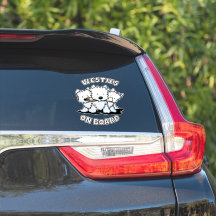 WESTIES AAN BOORD VAN DE STICKER