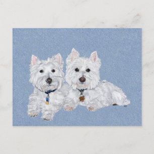 Westies-ansichtkaart Briefkaart