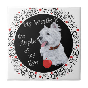 Westies Apple of My Eye TEGEL Tegeltje