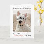 Westie's berekeningen, oh, wie telt hoeveel kaart (Gele Bloem)