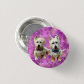 Westies Button. Ronde Button 3,2 Cm (Voorkant /achterkant)