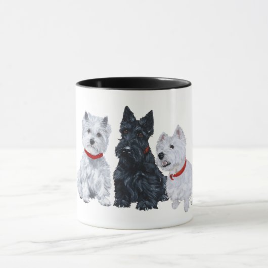 Westies en een Scottie Samen Mok (Midden)